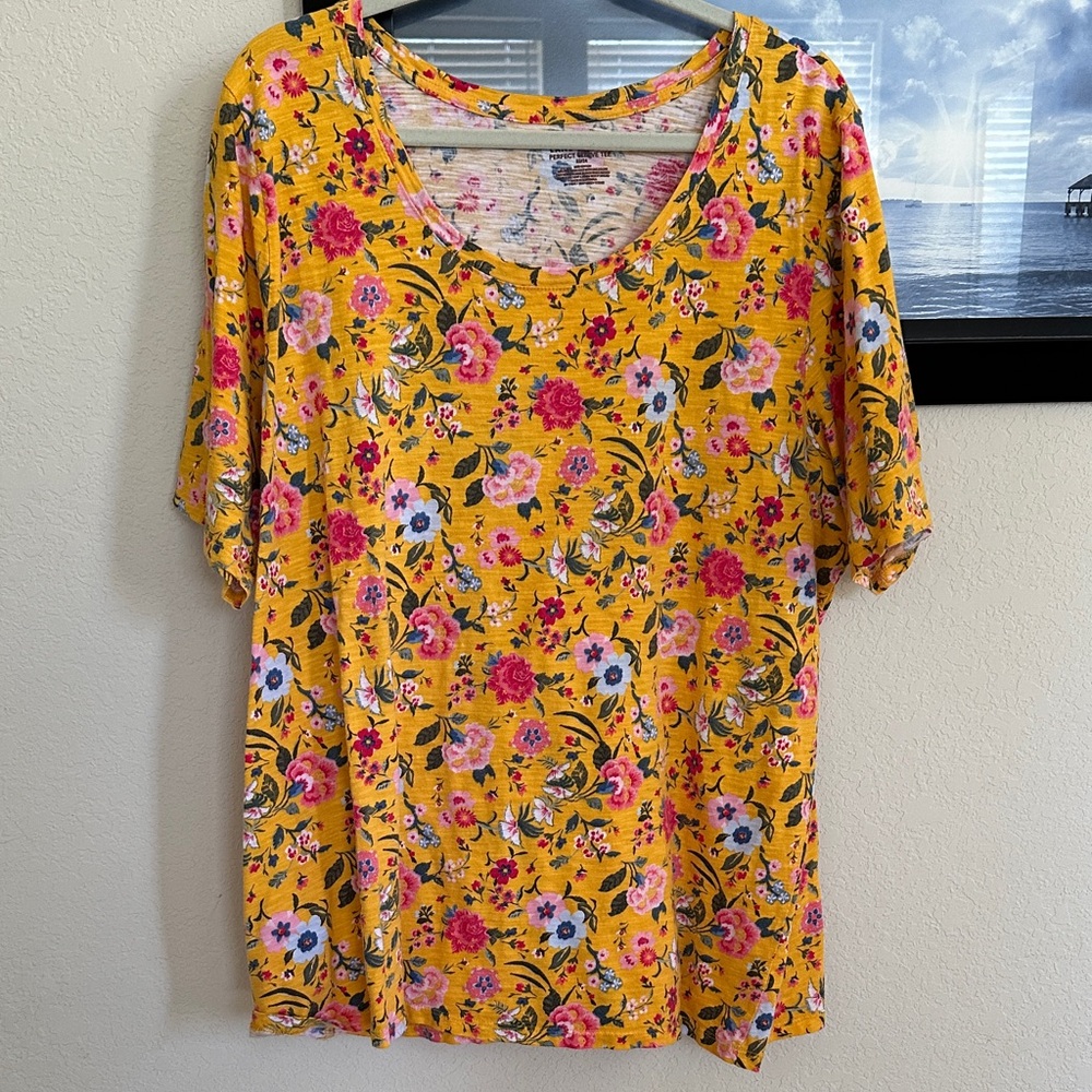 Lane Bryant Perfect Sleeve Tee 22/24